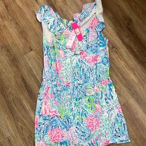 Lilly Pulitzer Alessa Romper. XL. NWT.